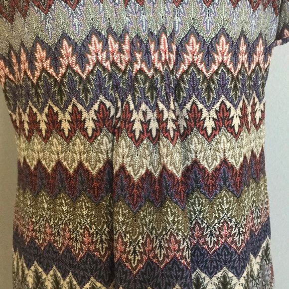 Eliza J ZigZag Funnel Neck Knit Dress - Picture 4 of 4